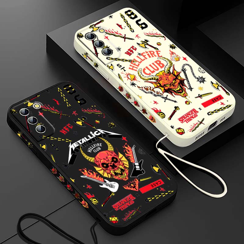 Samsung Galaxy S25 - Cover per telefono con cordino liquido